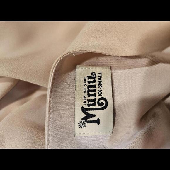 Show Me Your Mumu X-Small Wrap Dress - Elegant Blush - Picture 3 of 9